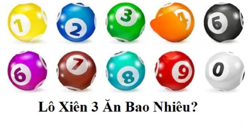 Xiên 3 ăn bao nhiêu ở giải xổ số miền Bắc